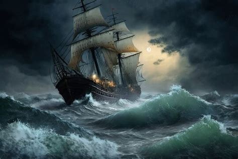 Sailing Ship Storm