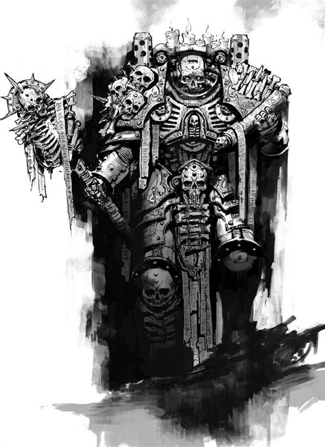 Chaplain Concept Art By Misha Savier 40K Gallery Warhammer 40k