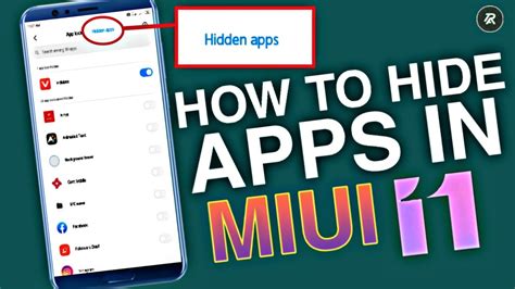 How To Hide Apps In MIUI 11 MIUI 11 Hidden Features Tricks For MIUI