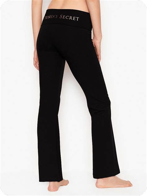 Yoga Foldover Flare Legging Victoria S Secret Vs Yoga Pants