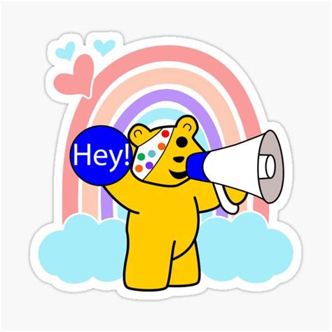 "Pudsey Bear Ideas, Tesco Pudsey Bear" Sticker for Sale by AnaiMoraes ...