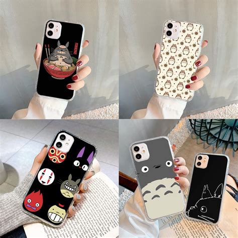 F 214 Totoro Capa De Silicone TPU Compatível Para Xiaomi Poco Pocophone