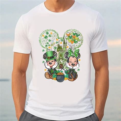 Mickey Minnie St Patricks Day Shirt Disney Couple Lucky Shirt Teepro