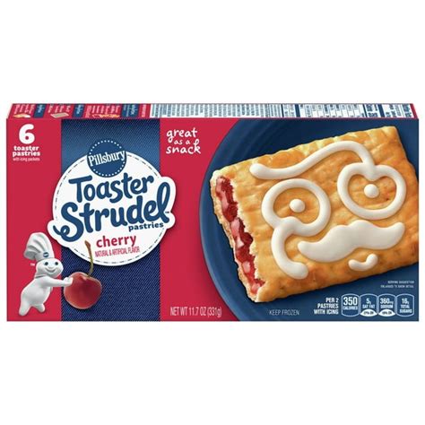 Pillsbury Toaster Strudel Cherry Toaster Pastries 6 Ct 117 Oz