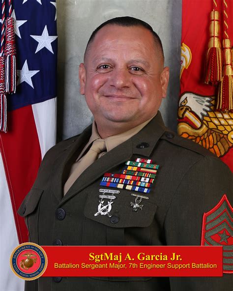 Sgtmaj Alejandro Garcia 1st Marine Logistics Group Leaders