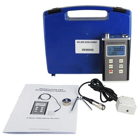 Buy Vm Digital Vibration Meter Data Logger Axis Piezoelectric