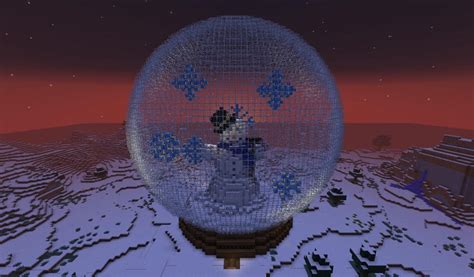 Let It Snow Snow Globe Minecraft Map