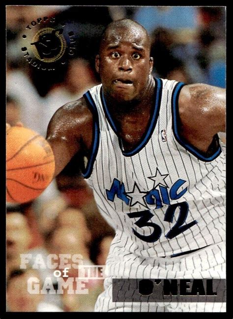 Topps Stadium Club Shaquille O Neal Orlando Magic Ebay