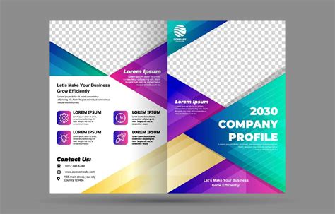 Modern Creative Company Profile Template 21897938 Vector Art at Vecteezy