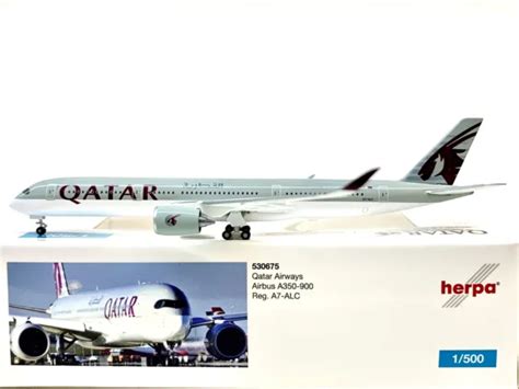 HERPA WINGS QATAR Airways Airbus A350 900 1 500 A7 ALC 530675 EUR 82 27