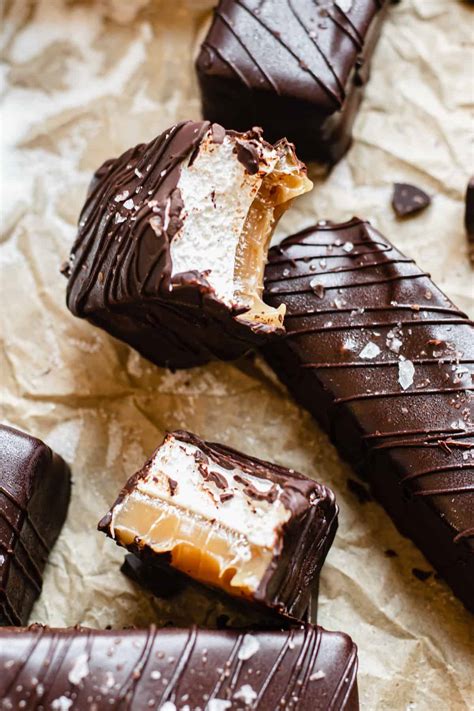 Chocolate Caramel Marshmallow Bars The Cozy Plum