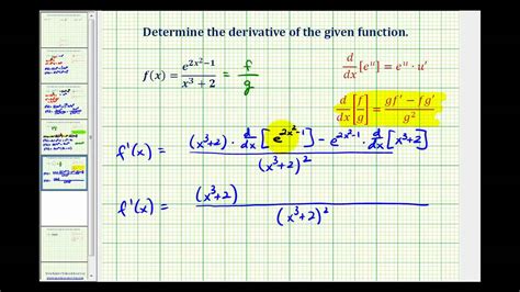 Ex 4 Derivatives Involving The Exponential Function With Base E And