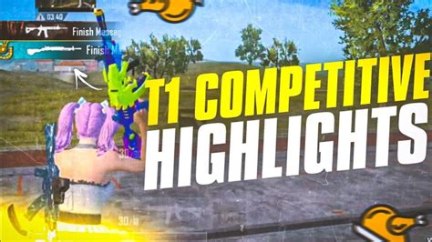 T1 Competitive Highlights 🌺∆ Pubg Lite Competitive😈montage ∆ Oneplus8t