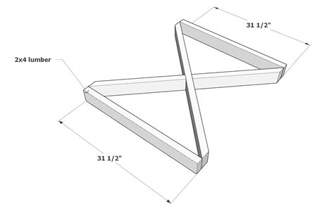 DIY "X" wooden fence plans - DIY projects plans