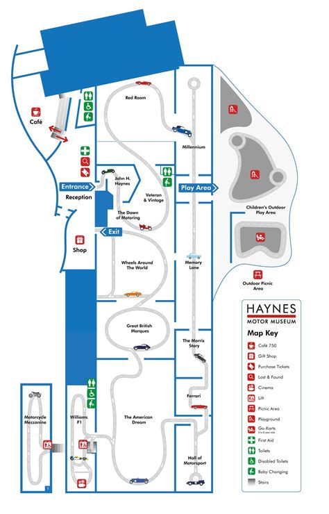 Museum Map Haynes Motor Museum