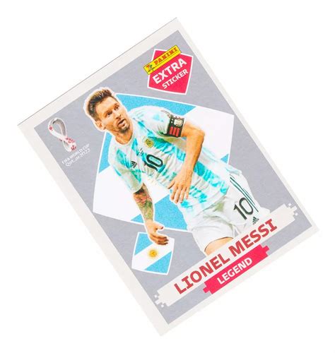 Figurinha Extra Rara Prata Lionel Messi Legend Original Mebuscar Brasil