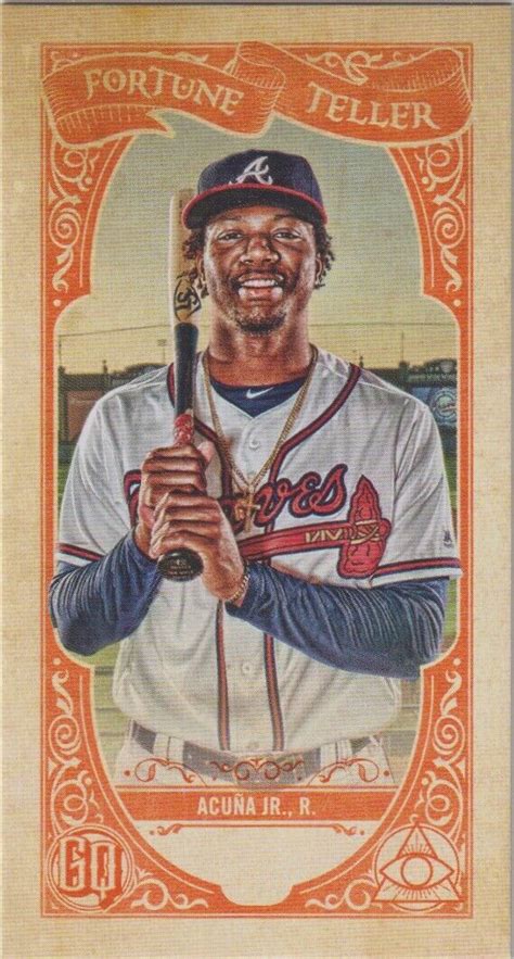 2020 Topps Gypsy Queen Ronald Acuna Jr Atlanta Braves Fortune Teller