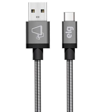 Cabo Usb C Elg Inxc10gy Cinza 1 Metro