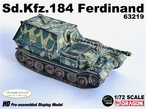 DRAGON ARMOR Sd Kfz 184 Ferdinand S Pz Jg Abt 653 Kursk 1943