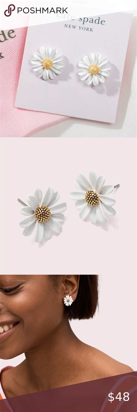 Kate Spade ♠️ NWT Daisy Stud Earrings Kate Spade Into The Bloom Stud ...