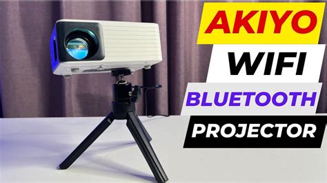 AKIYO Mini Projector With WiFi And Bluetooth REVIEW YouTube