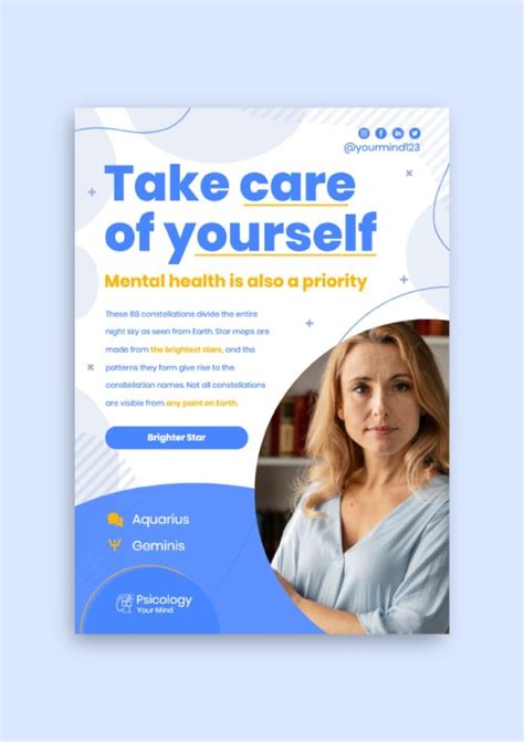 Free Psychology Flyer Template Wepik