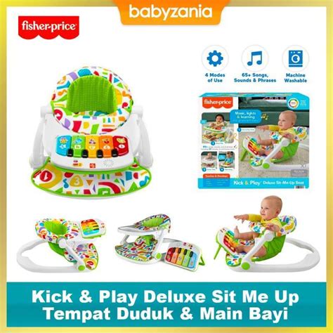 Jual Fisher Price Baby Kick Play Deluxe Sit Me Up Mainan Aktifitas