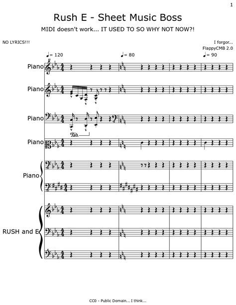 when was rush e composed 5