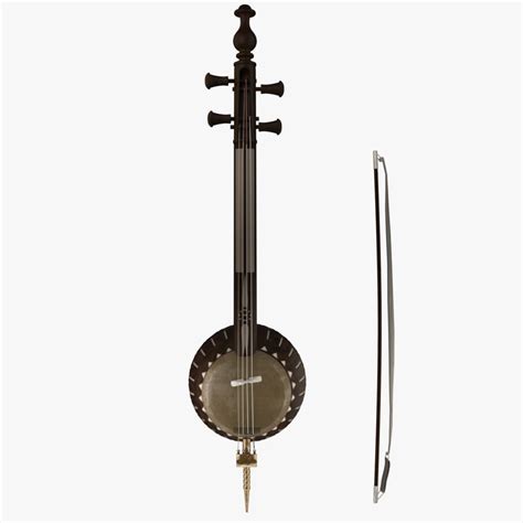 3d Kamancheh Iranian Instrument