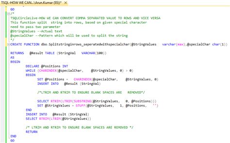 How We Can Convert Comma Separated Value To Rows And Vice Versa