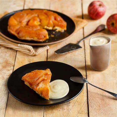 Tarte Tatin Et Sa Cr Me Anglaise Au Yaourt Vanille Au Lait De Brebis