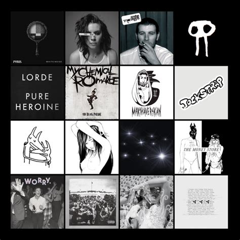 favorite albums  black  white covers rtopster