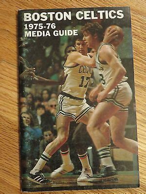 Boston Celtics Media Guide Red Auerbach John Havlicek Dave