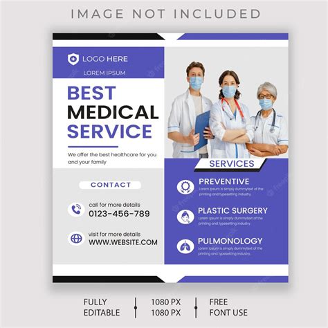 Premium Vector Gradient Medical Healthcare Poster Template