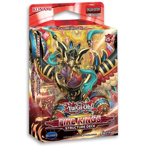 Structure Deck Fire Kings Yu Gi Oh Trading Card Game