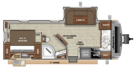 Jayco White Hawk Floor Plans Floorplans Click