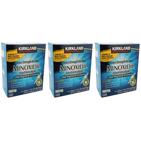 Buy Kirkland Signature Hair Regrowth Treatment Extra Strength For Men