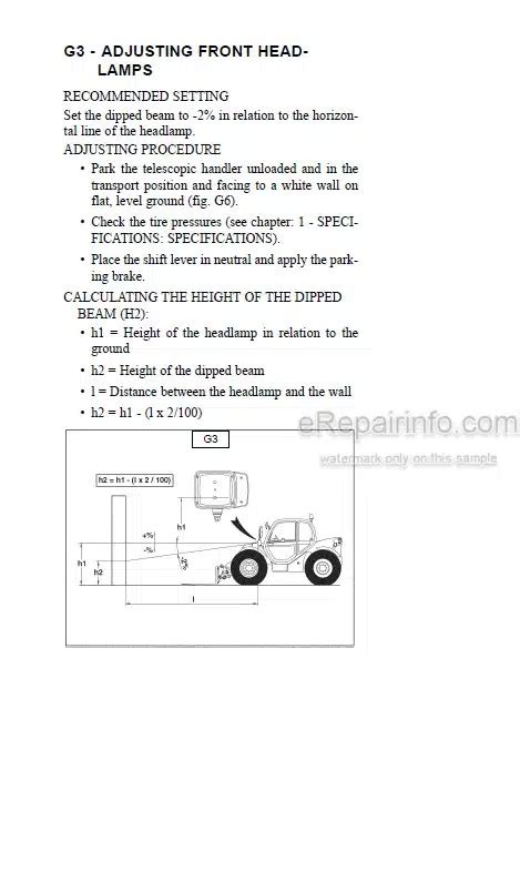 Buy And Download Gehl Ct5 16 Turbo Operators Manual Telescopic Handler