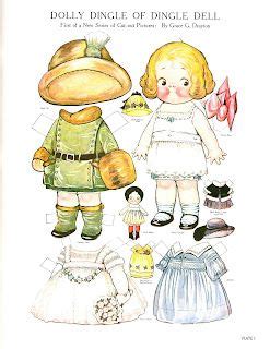 Adventures Of Dolly Dingle Paper Dolls Paper Dolls Vintage Paper