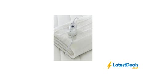 Silentnight Comfort Control Electric Blanket Double Only £2450 At