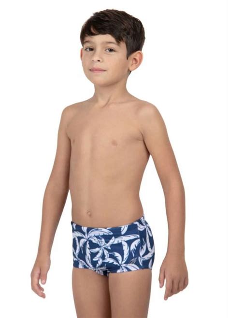 Sunga Boxer Infantil Azul Mormaii Adolescentes Bonitas Sunga Boxer