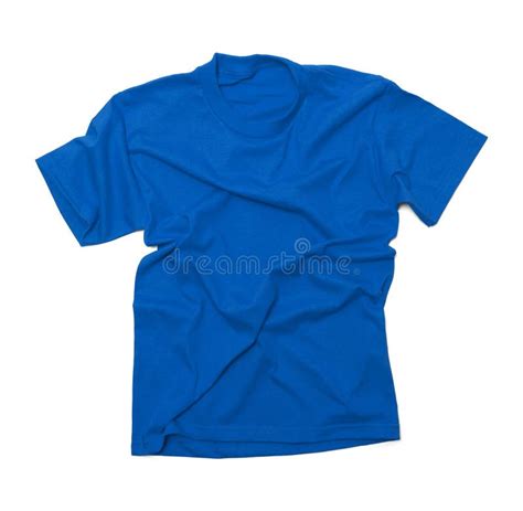 Wrinkled Blue Tshirt Stock Photo Image 41043240