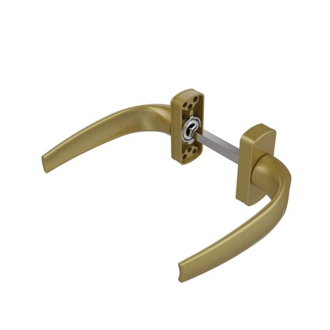 Door Handle Al Baghdad Aldox Gold Finish Windoform