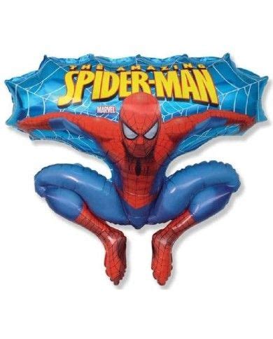 Palloncino Mylar Foil Tondo Spiderman Cm