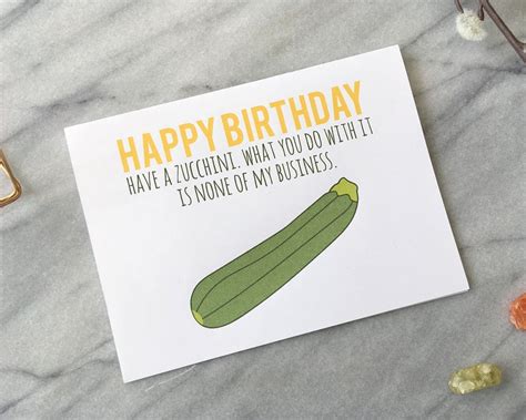 Birthday Card Funny Birthday Card For Him Birthday Card For Her