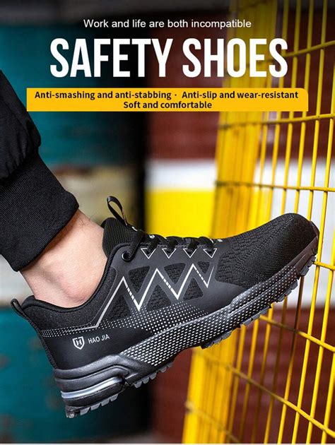 Chaussures de sécurité légères pour hommes chaussures de travail à