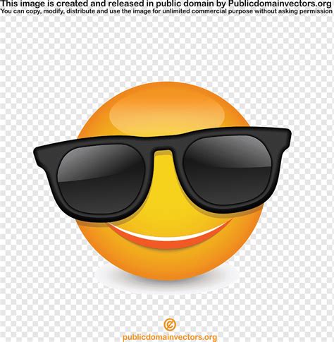 Sol Con Emoji De Gafas De Sol Png Pngwing