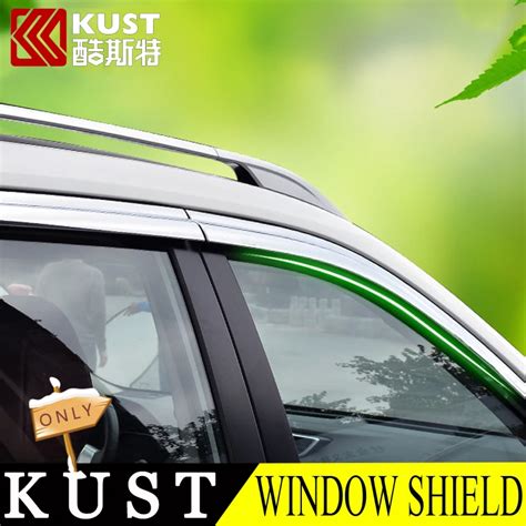 Kust Abs Plastic Window Rain Shield Guard Cover For X Trail 2014