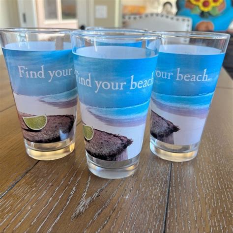 Corona Dining Corona Extra Find Your Beach 4pack Pint Glass Set