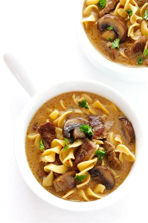 Beef Stroganoff Soup - Gimme Some Oven